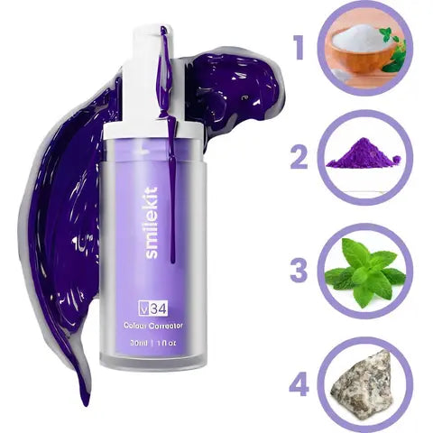 Blanqueador Dental Lila V34